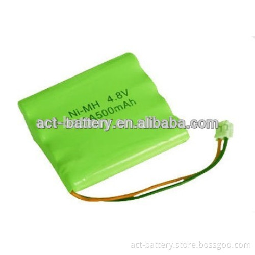 4.8v nimh pack AAA 500mAh